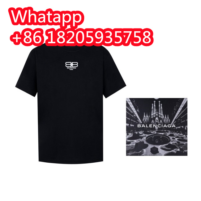 Balenciaga Luxury Brand Women Mens Short Sleeve T-Shirt Whatapp