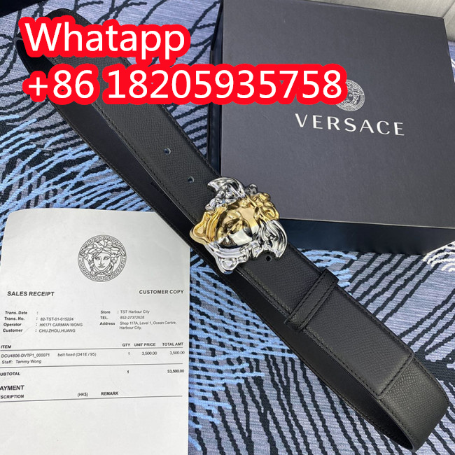 Versace Mens Belt Luxury Brand Fashion Men Belts with Original Box Whatapp