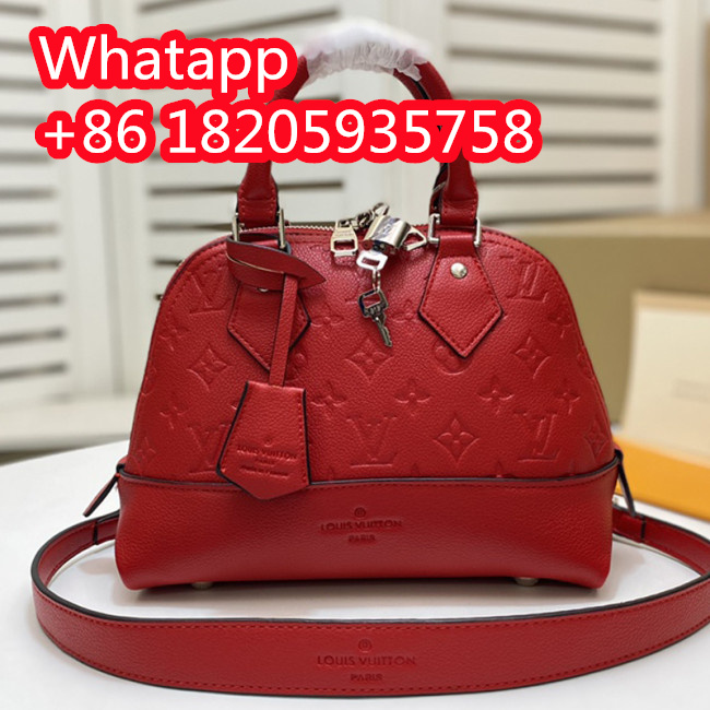 Louis Vuitton Womens Bags Handbags Luxury Brand Fashion NEO ALMA BB with Original Box M44829 Black Monogram Empreinte embossed supple grained cowhide leather and supple grained cowhide leather Whatapp