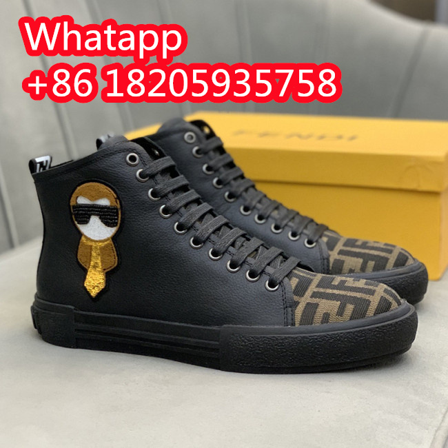 Fendi Mens Shoes Fashion Sneakers Luxury Brand Casual Shoes for Men with Original Box Whatapp