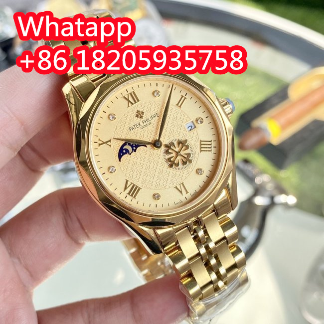 Patek Philippe Watch Luxury Brand Design Fashion Type with Original Box Whatapp