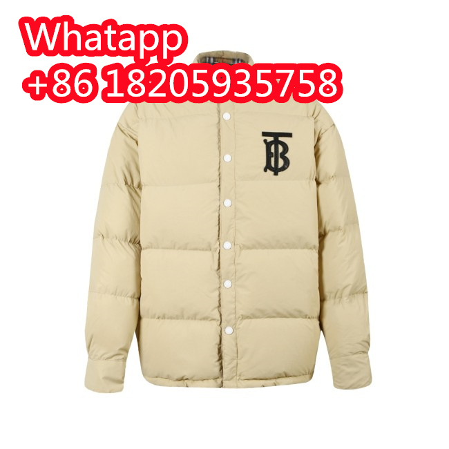 Burberry Design Mens Womens Down Jacket Winter Coat Reversible Jackets Keep Warm Whatapp