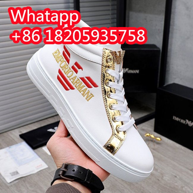 Armani Men Shoes Sneakers Fashion Design Luxury Brand Design Whatapp