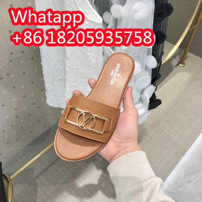 Louis Vuitton Women Shoes Flat Mule Whatapp