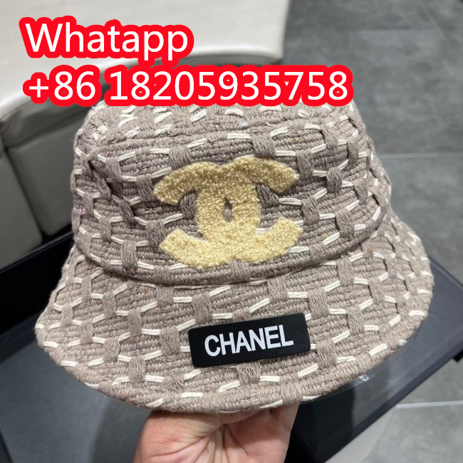 Chanel Womens Hats Luxury Brand Bucket Hat with Original Box