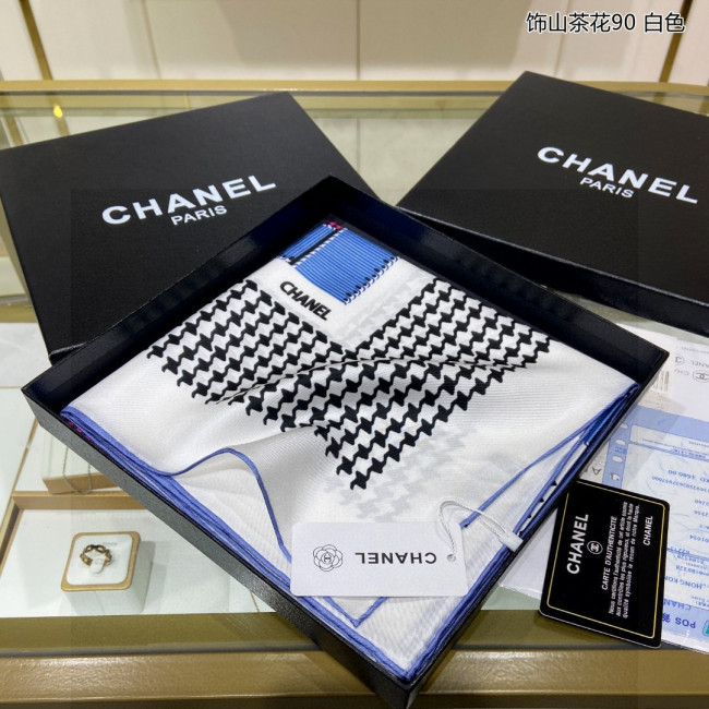 Chanel Scarves Womens Fashion Scarf with Original Box Whatapp