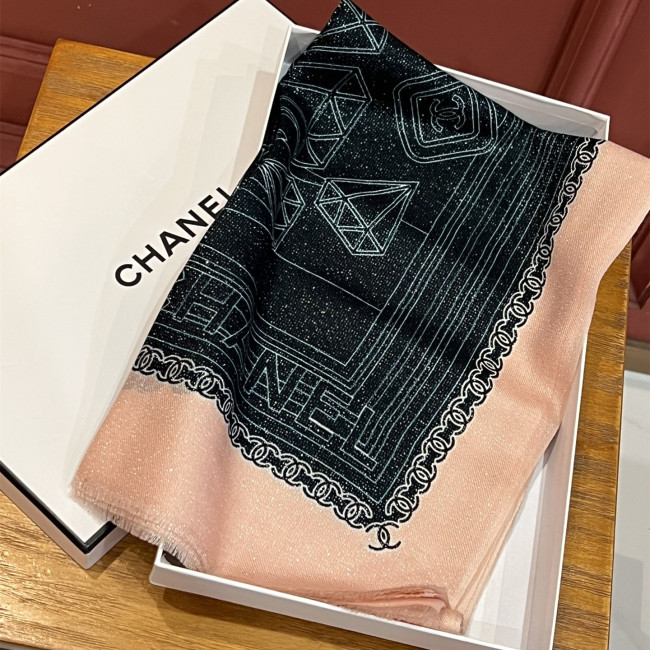 Chanel Scarves Womens Fashion Scarf with Original Box Whatapp