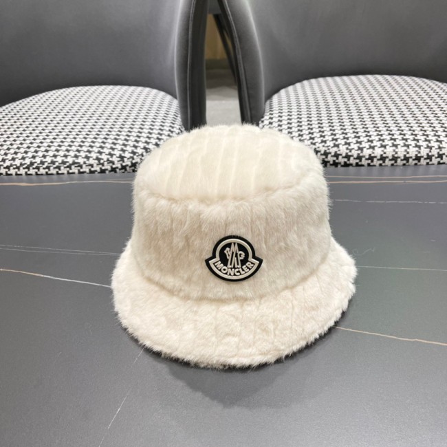 Moncler Mens Womens Hats Luxury Brand Design Moncler Bucket Hat with Original Box