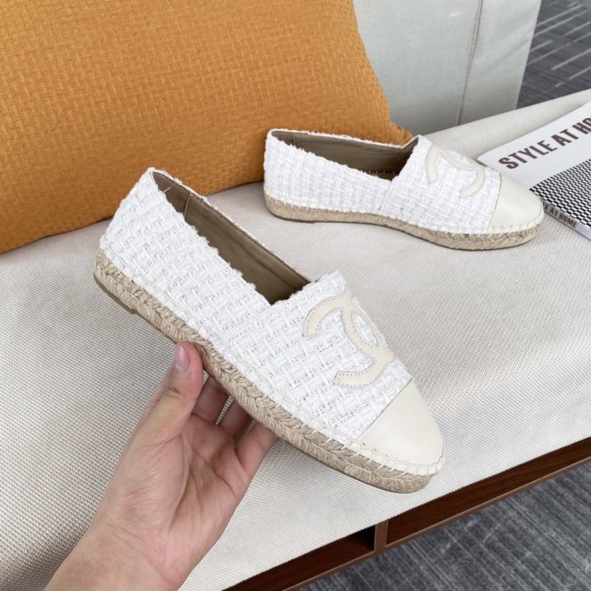 Chanel Women Shoes Fashion Espadrille Luxury Brand Casual Shoes for Women ESPADRILLE with Original Box Espadrilles Whatapp