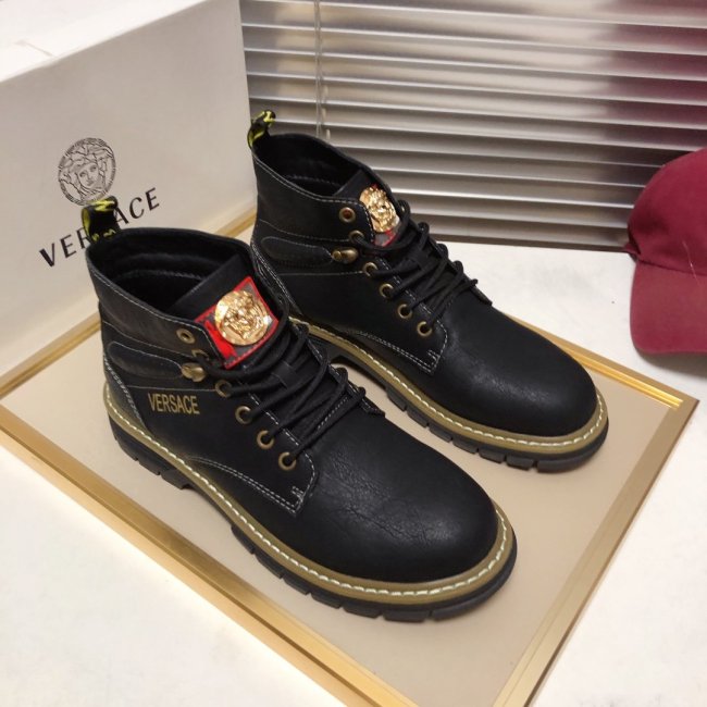 Versace Men Shoes Boots Fashion Design Luxury Brand Whatapp