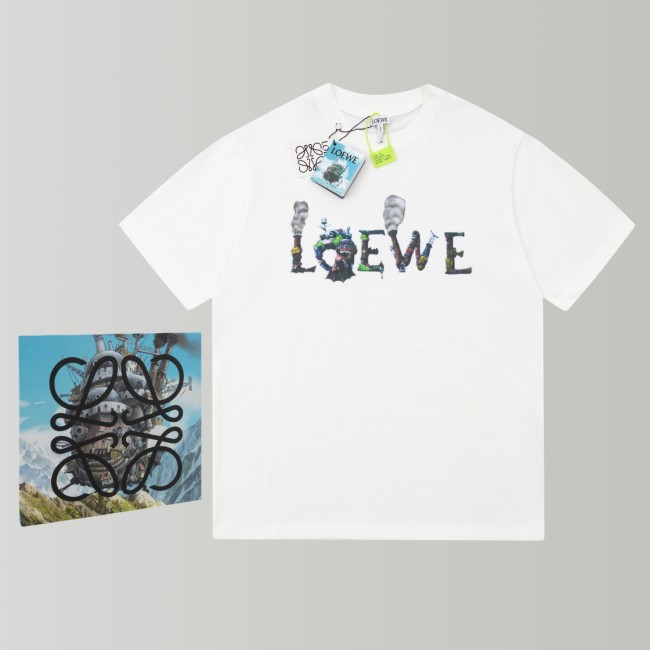 Loewe Luxury Brand Men Womens Short Sleeve T-Shirt Whatapp