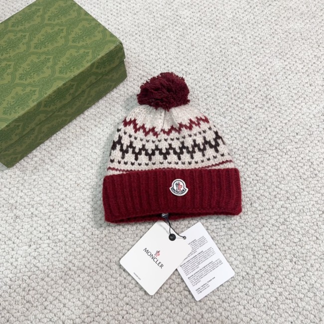 Moncler Mens Womens Hats Luxury Brand Design Moncler Knit Hat with Original Box