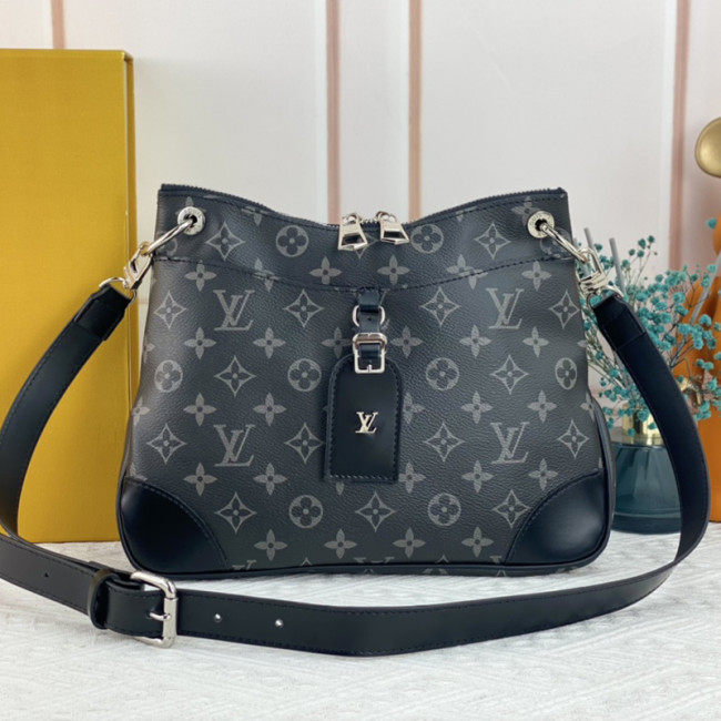 Louis Vuitton Womens Bags Luxury Brand Fashion Type ODÉON MM Natural Monogram coated canvas M45354 with Original Box Whatapp