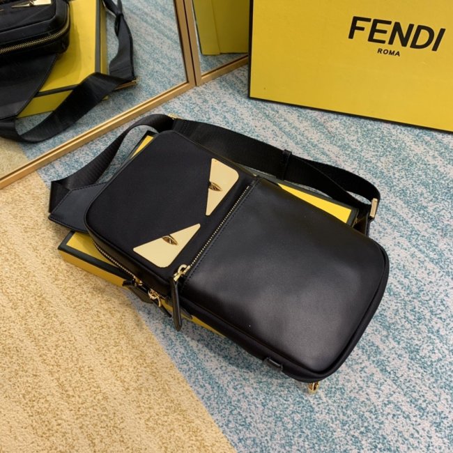 Fendi Mens Bags Luxury Brand Messenger Shoulder Bags Belt Bag Black Nylon One-Shoulder Backpack 7VZ033A2FTF0KUR Whatapp