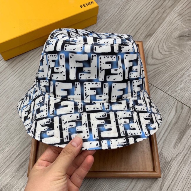 Fendi Men Womens Bucket Hat Luxury Brand Design Fendi Cap with Original Box