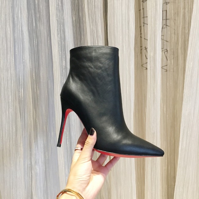 Christian Louboutin Womens Shoes Leather Boots Pumps 10cm Whatapp