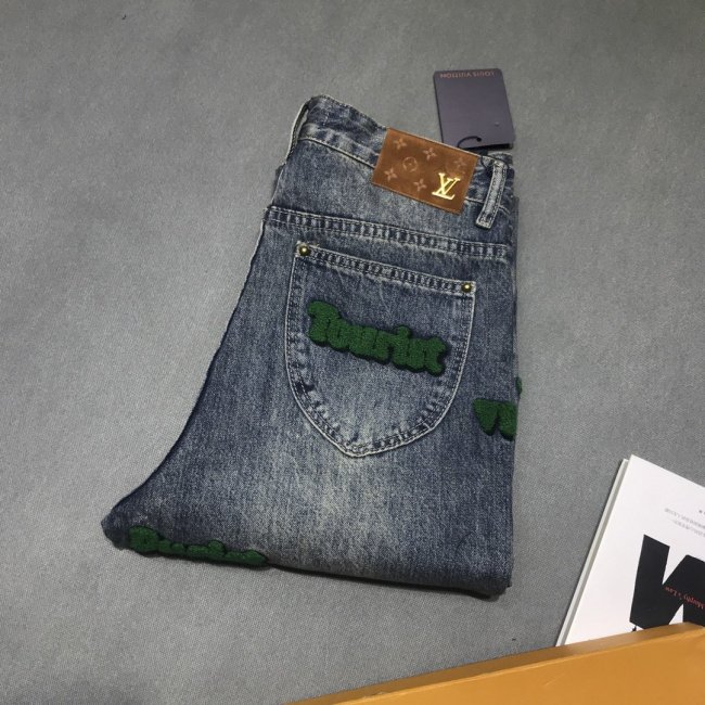 Louis Vuitton Luxury Brand Women Mens Jeans Whatapp