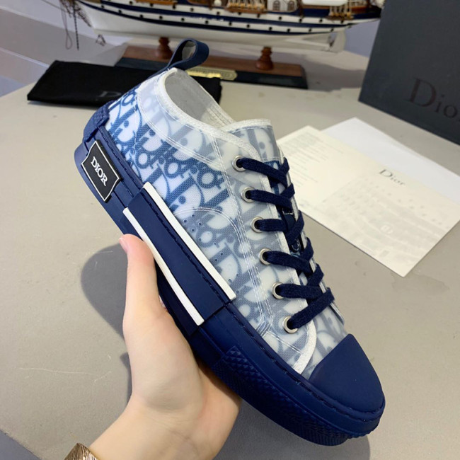 Dior Women Shoes Sneakers Casual Luxury Brand B23 Low-Top Sneaker with Original Box Whatapp