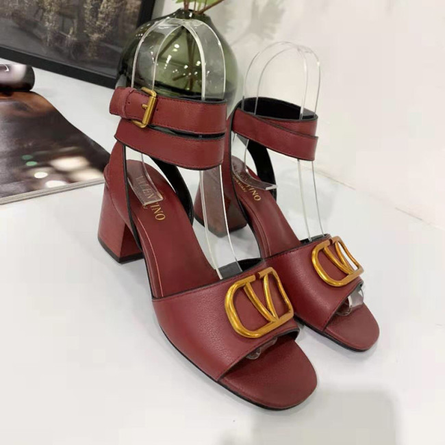 Valentino Womens Shoes Mid Heels Vlogo Sandals Whatapp