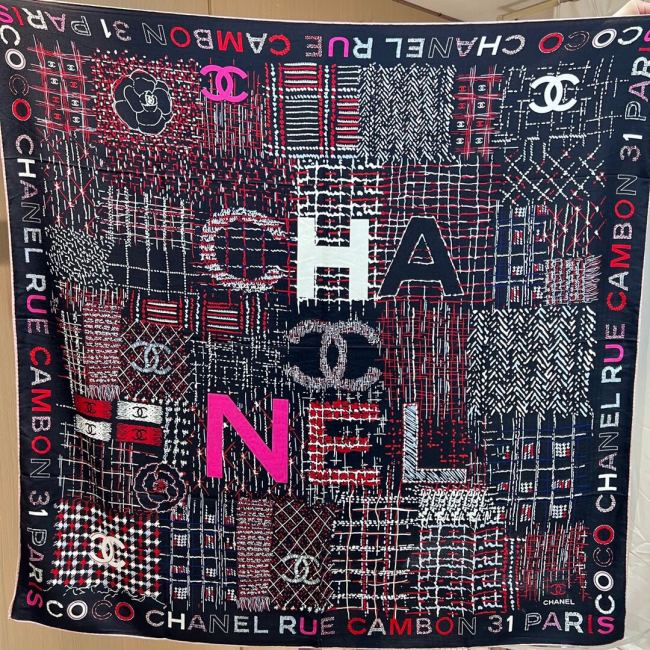 Chanel Scarves Womens Fashion Scarf with Original Box Whatapp