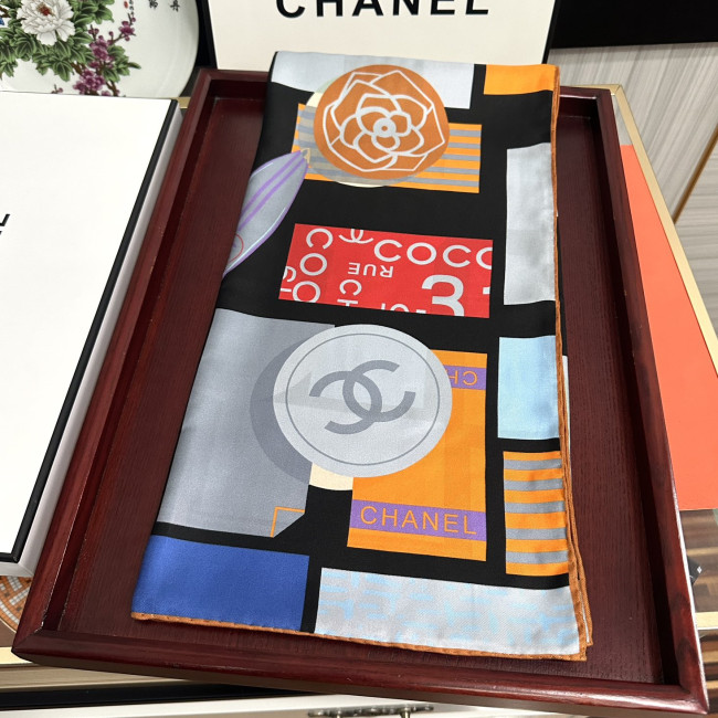 Chanel Scarves Womens Fashion Scarf with Original Box Whatapp