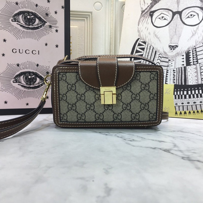 Gucci Womens Bag GG Mini Bag with Clasp Closure 614368 92TCG 8563 Whatapp