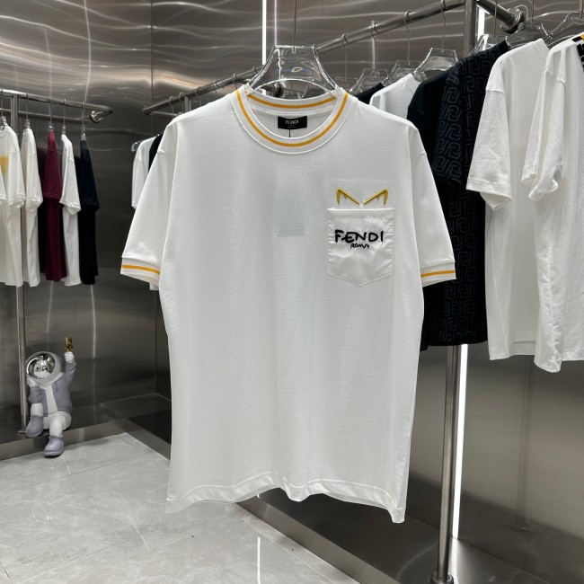 Fendi Luxury Brand Women Mens Short Sleeve T-Shirt Whatapp