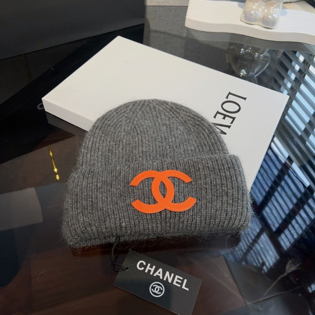 Chanel Womens Hats Luxury Brand Knit Hat with Original Box