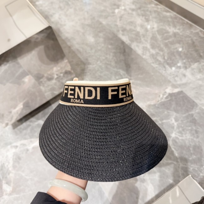 Fendi Womens Visor Hat Luxury Brand Design Fendi Cap with Original Box