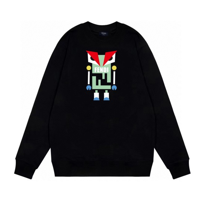 Fendi Womens Mens Long Sleeve Sweatshirt Luxury Brand Mens Sweatshirts Whatapp