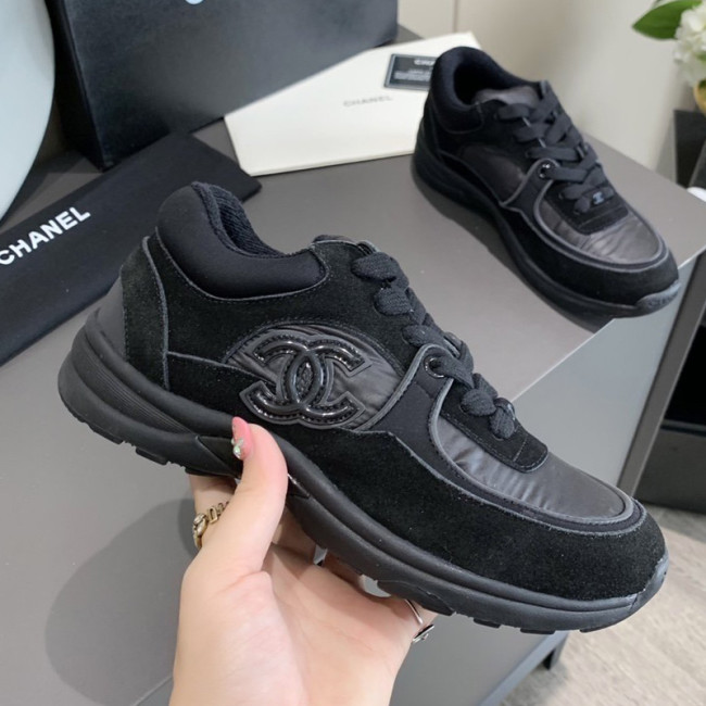 Chanel Women Shoes Sneakers Lace-Up Design Luminous Luxury Brand Sports Shoes with Original Box Whatapp