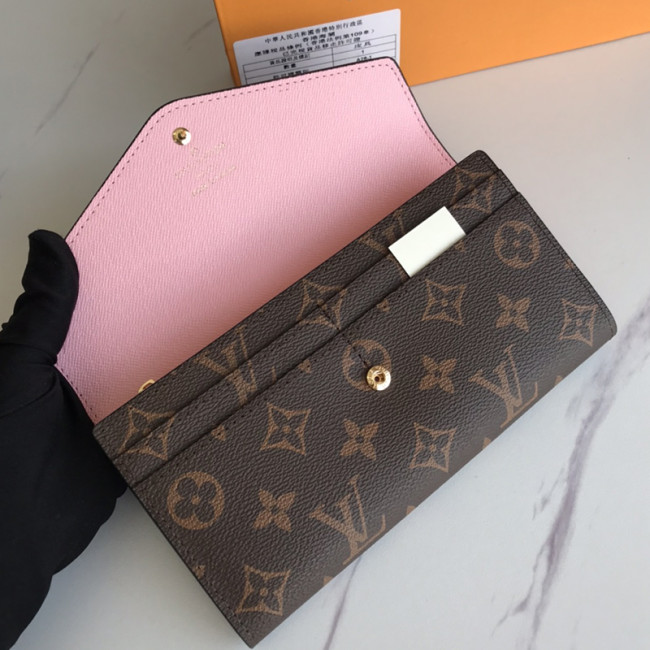 Louis Vuitton Mens Womens Wallets Purse Luxury Brand Designer Zippy WALLET with Original Box M60531 Whatapp