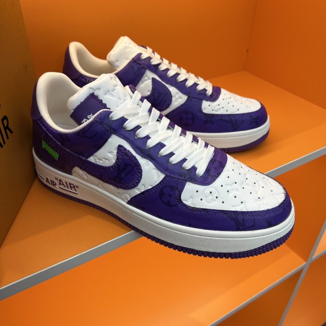 Louis Vuitton Men Shoes Fashion Sneakers Design Luxury Brand LVXNIKE Air Force Sneakers with Original Box Whatapp