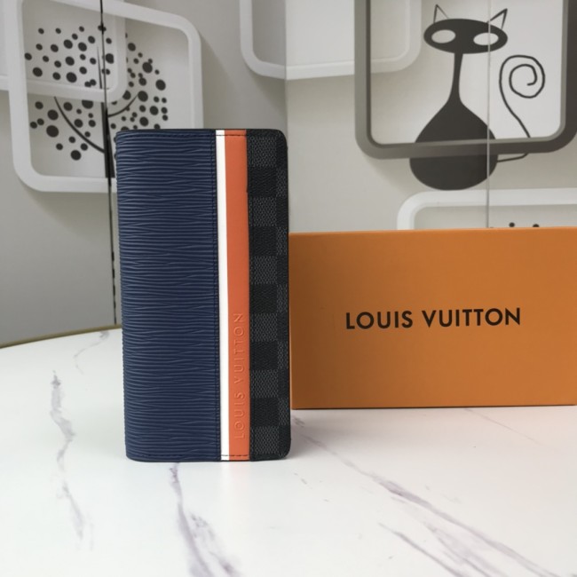 Louis Vuitton Mens Wallets Purse Luxury Brand Designer BRAZZA WALLET Epi Leather with Original Box M69540 Whatapp