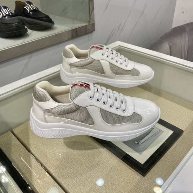 Prada Mens Shoes Sneakers Casual Shoes for Men Luxury Brand White Prada PRAX 1 sneakers with Original Box 4E3576_3LFV_F0009 Whatapp