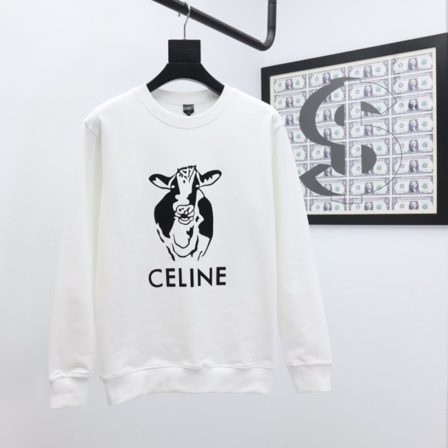 Celine Womens Mens Long Sleeve T Shirts Sweatshirt Luxury Brand Mens Sweatshirts Whatapp