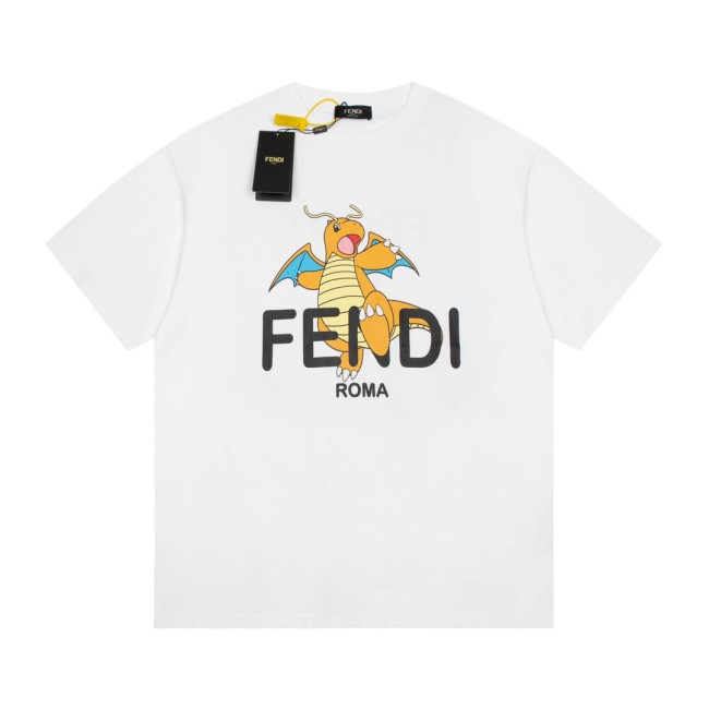 Fendi Luxury Brand Women Mens Short Sleeve T-Shirt Whatapp