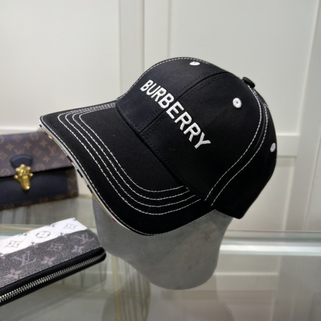 Burberry Womens Mens Cap Baseball Hat Luxury Brand with Original Box