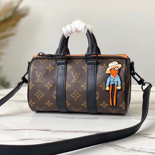 Louis Vuitton Womens and Mens Unisex Bags Luxury Brand KEEPALL XS M80201 Monogram coated canvas with Original Box Whatapp