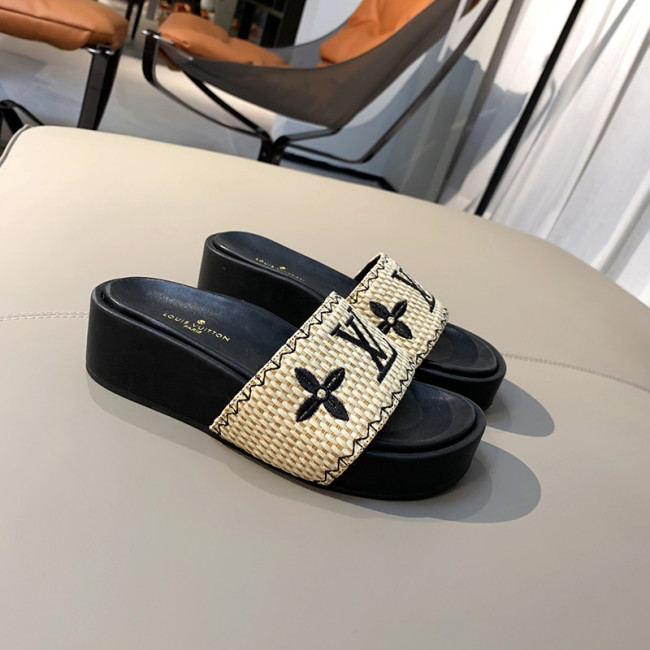 Louis Vuitton Womens Shoes Flatform Mule Whatapp