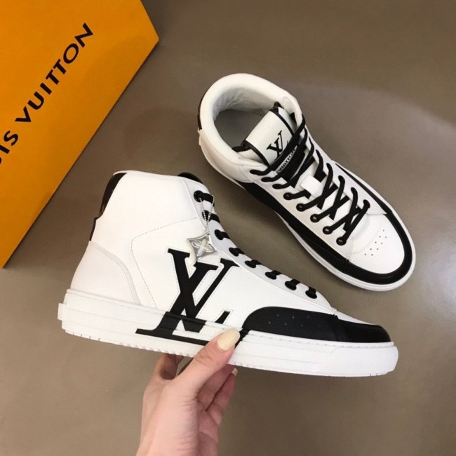 Louis Vuitton Men Shoes Fashion Sneakers Luxury Brand Mens Charlie Sneaker Casual Shoes with Original Box Whatapp