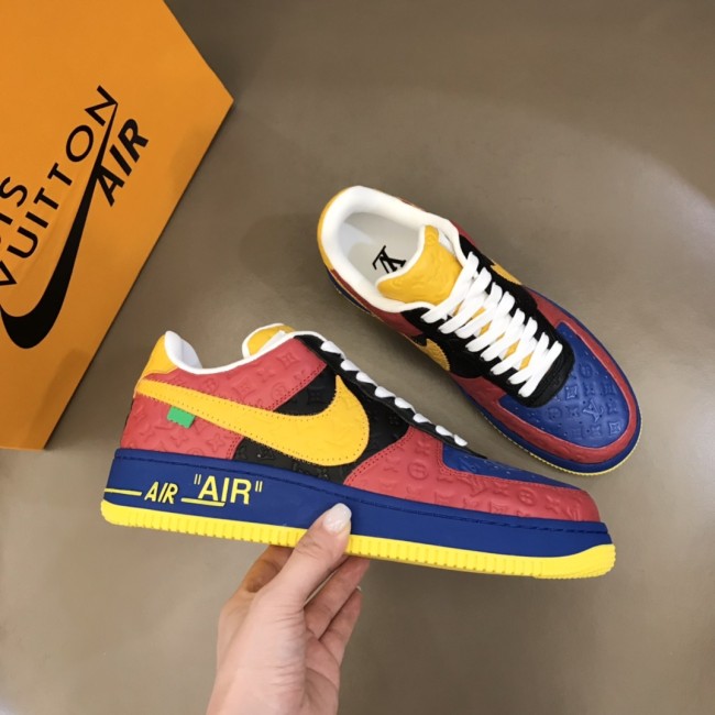 Louis Vuitton NIKE Off-White Men Shoes Fashion Sneakers Design Luxury Brand LVXNIKE Air Force Sneakers with Original Box Whatapp