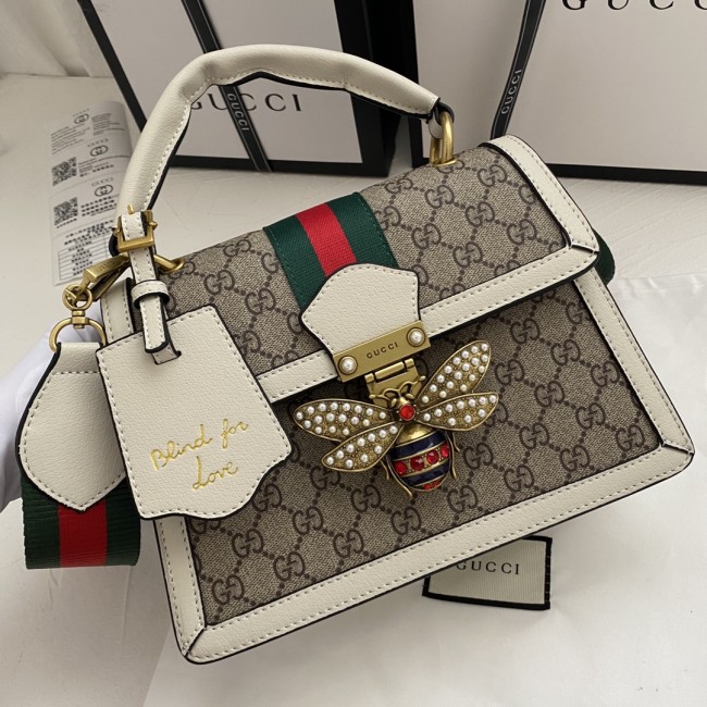 Gucci Womens Bags Shoulder Messenger Bag Luxury Brand Queen Margret with Original Box Whatapp