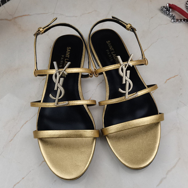 Yves Saint Laurent YSL Women Shoes Sandals Slippers Luxury Brand Genuine Leather Sole Womens Slippers with Original Box Whatapp