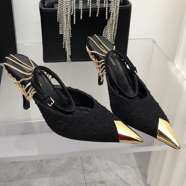 Saint Laurent YSL Womens Shoes Pumps Luxury Brand Fashion Shoes For Wedding or Party with Original box 8cm Heel Whatapp