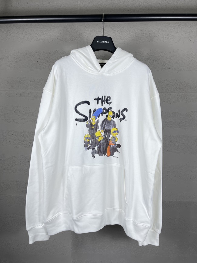 BalenciagaxTHE SIMPSONS Womens Mens Hoodie Luxury Brand Mens Sweatshirt Winter Fashion Whatapp