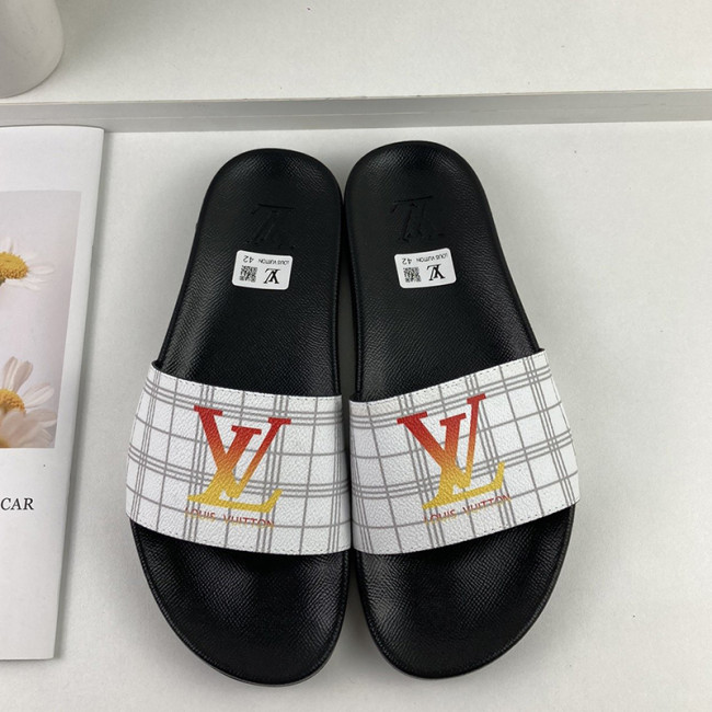 Louis Vuitton Men Shoes Slippers Sandals Flip Flop Luxury Brand WATERFRONT MULE with Original Box Whatapp