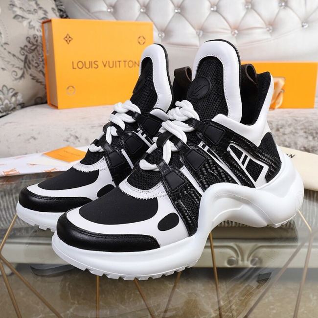 Louis Vuitton Women Shoes Sneakers Luxury Brand Design Fashion LV ARCHLIGHT SNEAKER with Original Box Whatapp