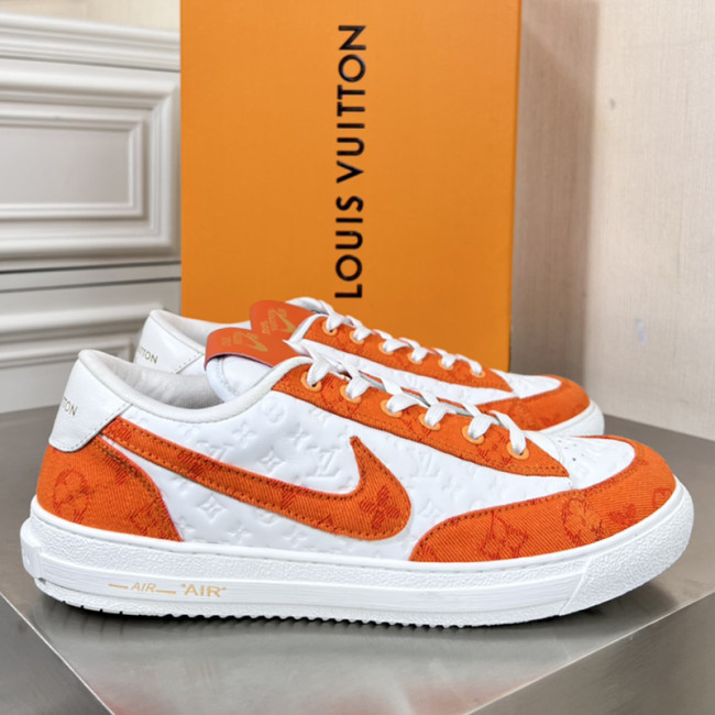 Louis Vuitton Nike LV x Nike Men Shoes Fashion Sneakers Luxury Brand Mens Sneaker with Original Box Whatapp