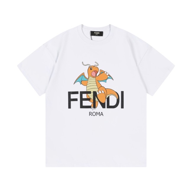 Fendi Luxury Brand Women Mens Short Sleeve T-Shirt Whatapp